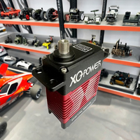XQ-Power XQ-BIS8145D Servomoteur sans balais étanche IP67 0,106 sec à engrenages métalliques, couple élevé 45 kg pour voitures et bateaux RC 1/8