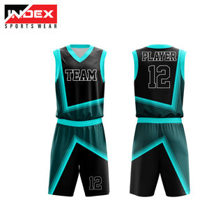 Ensemble d'uniformes de basket-ball pour hommes design personnalisé maillot court respirant vêtements de sport à imprimé vierge à sublimation prix de gros - Product Image 3