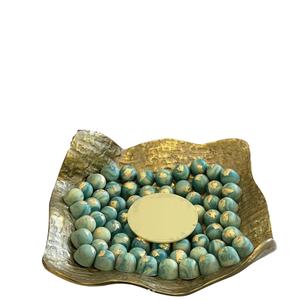 Bol en métal fait à la main de la meilleure qualité Bol à chocolat argenté luxueux Chocolats Noix et graines Parfait pour les occasions spéciales - Product Image 3