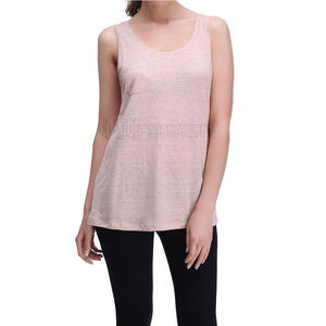 Camiseta sin Mangas para Mujer, Diseño de Primera Calidad, 100% Algodón, Ecológica, Servicios OEM, Venta Directa de Fábrica, Logotipo Frontal, MOQ Bajo - Product Image 6