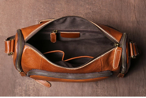 Prix de gros Hommes Femmes Sac à bandoulière en cuir Vintage Hommes Sacs latéraux en cuir de vachette Sac à bandoulière pour hommes Voyage d'affaires - Product Image 2