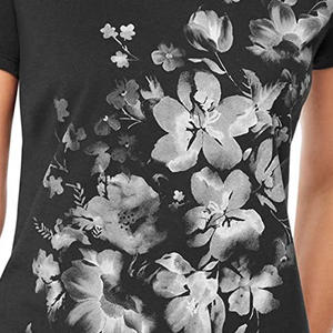 T-shirt blanc ample et court sur mesure pour femme, coupe oversize, 100 % coton, style boxy, vente en gros - Product Image 4