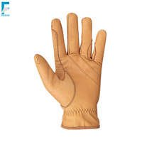 Guantes de equitación de cuero de invierno de diseño personalizado, unisex, de alta calidad, antideslizantes, de secado rápido, transpirables, con agarre completo para las manos.