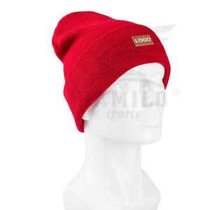 OEM Manufacture 2024 Factory Custom Logo Skull Cap <b>Beanie</b> High Quality Ribbed Knit <b>Wool</b> Fisherman <b>Beanie</b> - Product Image 6