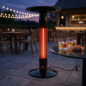 โต๊ะอินฟราเรดไฟฟ้าควบคุมระยะไกล ELCON RCBT 1100 แบบแท่ง 1500W สีดำ วัสดุ DKP ขนาด 110 ซม. ยอดนิยม - Product Image 4