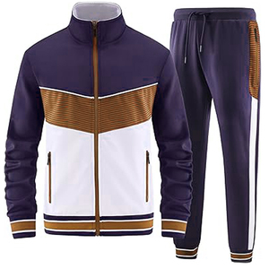Nuevo chándal informal Atlético transpirable a prueba de viento para hombre, conjunto de chándal de manga larga, chaqueta para correr con cremallera completa, servicio OEM - Product Image 5