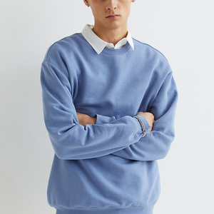 Male Sweat Shirt With Crew Neck Hot Design OEM Custom Made Men Cotton <b>Plain</b> <b>Sweatshirt</b> - Product Image 3