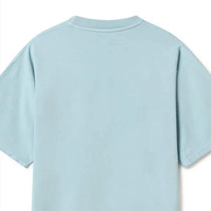 T-shirts pour femmes en coton uni, coupe classique, tissu en coton intégral, t-shirts décontractés à manches courtes et col rond, personnalisables - Product Image 6