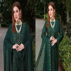 Ropa india y pakistaní de calidad de lujo, traje de 3 piezas, ropa asiática, vestidos de fiesta más vendidos de MI Creation - Product Image 4