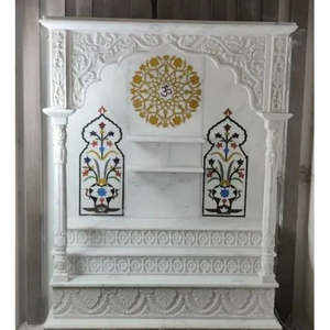 Thiết kế mới nhà đá cẩm thạch Ấn Độ <span class=keywords><strong>mandir</strong></span> trong nhà đền trong đá cẩm thạch trắng đánh bóng Đền Nhà đá cẩm thạch - Product Image 6