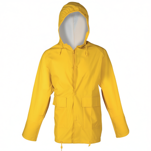 Veste de pluie en PU jaune taille S ASATEX, légère et élégante - Product Image 2