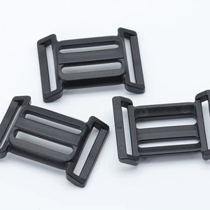 Eco-friendly Black <b>Buckle</b> Plastic Factory Wholesale <b>Bag</b> Parts & Accessories Side Release High Quality Plastic <b>Buckles</b> - Product Image 1