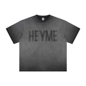 เสื้อยืดผ้าฝ้ายขนาดใหญ่260แกรมสำหรับผู้ชายเสื้อยืดครอปโบซี่เสื้อวินเทจซีดจางไปจากแสงแดด - Product Image 6