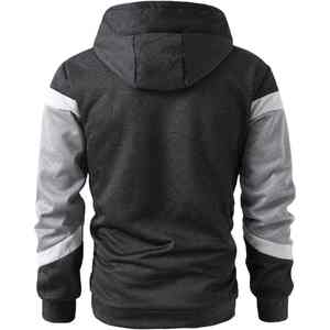 100% Sudaderas con capucha de algodón orgánico Ajuste regular Anti-Pilling Venta al por mayor Precio de fábrica superior Lavable Sudaderas con capucha sostenibles de alto valor para hombres - Product Image 2