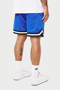 ชุดบาสเก็ตบอลชายแนวสตรีทแบบย้อนยุคกางเกงของผู้ชายชุดเล่นบาสเก็ตบอลผ้าตาข่ายแนวสตรีท - Product Image 6