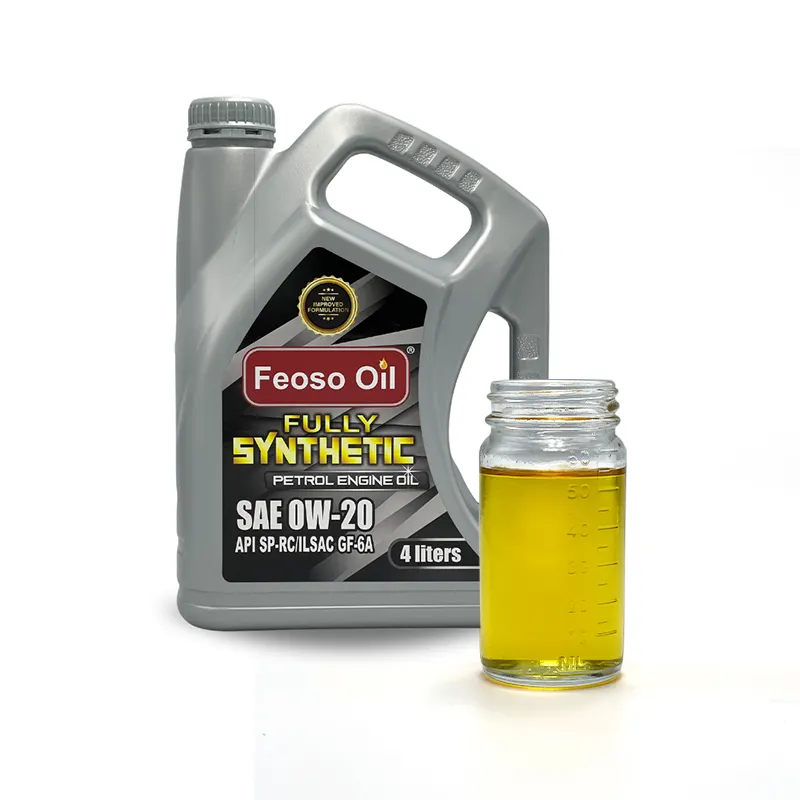 Di alta qualità su misura completamente sintetico SAE 0W-20 API SP-RC/ Ilsac GF-6A olio motore a benzina con 100% olio vergine lubrificante