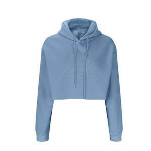 Pullover athlétique Crop Top Survêtement avec tissu extensible flexible Pullover de qualité supérieure Crop Top Survêtement - Product Image 4