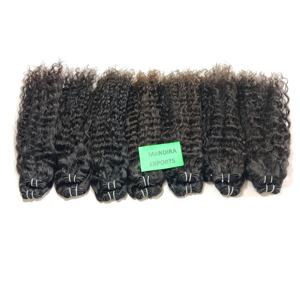 Cheveux Humains Indiens Vierge Naturels Remy pour Femme Noire, 10-32 Pouces, 100g, Ondulation Profonde Lâche, Double Trame Faite à la Machine, Bouclés Crépus - Product Image 2