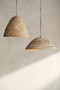 Pantalla de araña personalizable tejida a mano de bambú de ratán de algas marinas modernas de alta calidad para decoración de café en casa - Product Image 2