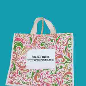 Adorable and Resilient <b>Jute</b> Tote <b>Bags</b> for <b>Shopping</b> Resistance Is Futile! - Product Image 5