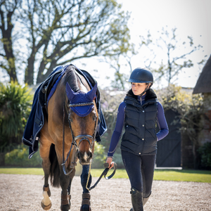Couverture d'oreille de cheval lavable Pakistan fait respirant élégant accessoire équestre bonnet d'oreille léger crochet mouche bonnet - Product Image 5