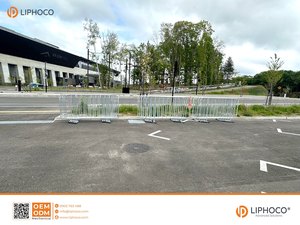 Barrière événementielle extensible de 5 m, portail en acier emboîtable pour concerts, fabricant vietnamien certifié ISO Sedex, OEM ODM Export - Product Image 2