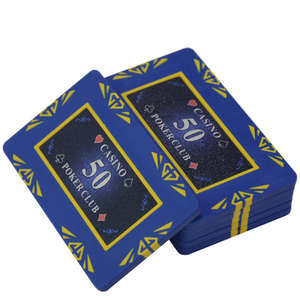 ชิปโปกเกอร์เซรามิกคุณภาพเยี่ยมสำหรับคาสิโนชิปโปกเกอร์แบบปรับแต่งสีและโลโก้ - Product Image 1