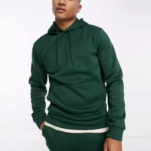 Conjunto Deportivo Personalizado de Alta Calidad para Hombre, Tela Suave, Sudadera con Capucha, Conjunto Deportivo con Logotipo Bordado Personalizado para Hombre - Product Image 4