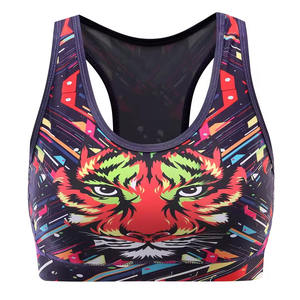 Soutien-gorge de sport pour femmes en gros personnalisé, sublimation, haute qualité, respirant, extensible, fitness, yoga, vêtements de sport actifs - Product Image 1