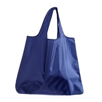Sac de shopping en tissu Oxford imperméable avec logo personnalisé, fermeture ouverte, poignée souple, sac fourre-tout recyclable et écologique
