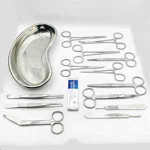 Juego de instrumentos quirúrgicos de acero inoxidable Kit de herramientas médicas para hospitales, clínicas y uso dental, instrumentos de primeros auxilios - Product Image 6