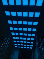 Système d'éclairage cinétique dmx led, treuil de lumière carré