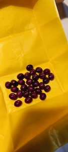 พลอยทับทิมธรรมชาติ 6 แฉก รูปไข่ สีแดงและชมพู ขนาด 5 มม.-10 มม. น้ำหนัก 4-6 กะรัต รับรองโดยผู้เชี่ยวชาญ ใช้เป็นพลอยประจำเดือนเกิดเพื่อการบำบัด - Product Image 5