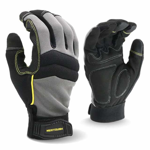 ENTE SAFETY Work Safety Gloves High Quality Custom Leather Impact Mechanics Safety Gloves With Logo