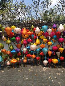 Hoi an Silk Lanterns for Bamboo <b>Party</b> Lantern With Custom Label Ready to Ship Bamboo Rattan Manufacturer +84. 767 550 132 - Product Image 5