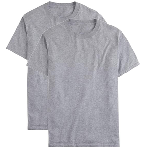 เสื้อใส่ได้ทั้งชายและหญิงผ้าแคนวาสแบบเรียบๆแขนสั้นระบายอากาศได้ดีผ้าแคนวาสสำหรับใส่ได้ทั้งชายและหญิงโลโก้ตาม100% - Product Image 2