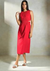 Indian Handmade Cotton <b>Block</b> <b>Printed</b> Short Dress Stylish Sweet Washable Woman's Party Wear Personalized Bride Gift Natural - Product Image 4