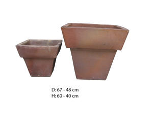 Meilleures ventes, pots à fleurs en pierre d'argile vintage de haute qualité, décoratifs, géants, ensembles de pots noirs pour la maison, le jardin, la pépinière - Product Image 4