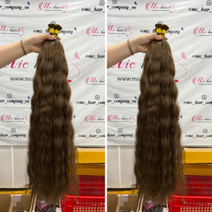 EXTENSIONS DE CHEVEUX HUMAINS STANDARD DE QUALITÉ EUROPE DE COULEUR DE LUXE DE VAGUE NATURELLE - Product Image 4