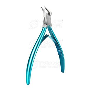 Cortaúñas acrílico rosa fuerte, cortaúñas, herramienta de corte de Punta francesa de acero inoxidable de alta calidad, juego de manicura con cortador de punta de Metal - Product Image 6