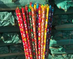 Palo de mopa de madera de PVC con diseño de Panda de 120cm y mango de escoba de 75cm con recogedor de patrón rojo para uso en el jardín del hogar Contacto + 84-84 819753326 - Product Image 6