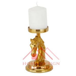 Portavelas con Forma de Caballo para Decoración del Hogar, Portavelas Moderno de Interior con Forma de Animal para Bodas - Product Image 2