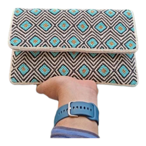 Bolso de mano con cuentas de diseñador Best Seller con cierre abierto y decoración con lentejuelas para exportación - Product Image 1