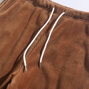 Ensemble de survêtement en molleton respirant pour homme, deux pièces, sweat à capuche avec fermeture éclair intégrale et pantalon évasé, molleton 100% coton, jogging tendance - Product Image 4