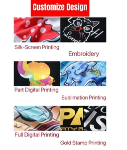 Camiseta de gran tamaño de algodón con cuello redondo personalizada 240 Gsm, camisetas en blanco, Camiseta con estampado digital, camisetas bordadas, camisetas para hombres - Product Image 4