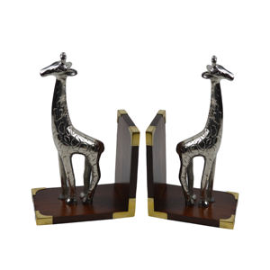 Support de livre argenté en aluminium avec finition polie, serre-livres d'intérieur design, bouchon de livre décoratif pour la maison - Product Image 6