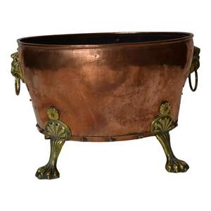 Ensemble de trois jardinières en métal fini antique au design unique pour une décoration unique, une qualité durable. - Product Image 4