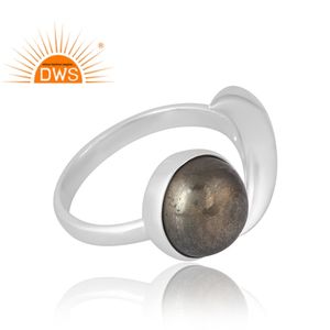Anillo de piedras preciosas de pirita Natural de Plata de Ley 925 más vendido, joyería personalizada para mujer, regalo para ella - Product Image 4