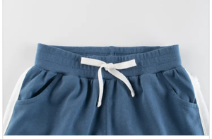 Pantalones Cortos para Niña, de Algodón 100%, con Cordón, Transpirables, Ecológicos, Impermeables, de Color Sólido - Product Image 3