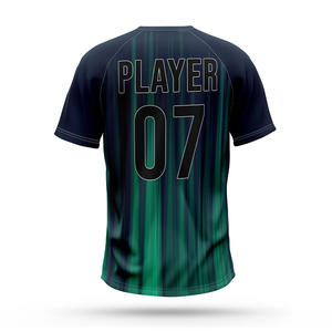 Camiseta de Béisbol Personalizada para Hombre, 2 Botones, Transpirable, Absorbe la Humedad, Talla Grande, Cuello en V, Nombres de Equipos Personalizados, Camisetas de Softbol Personalizadas - Product Image 2